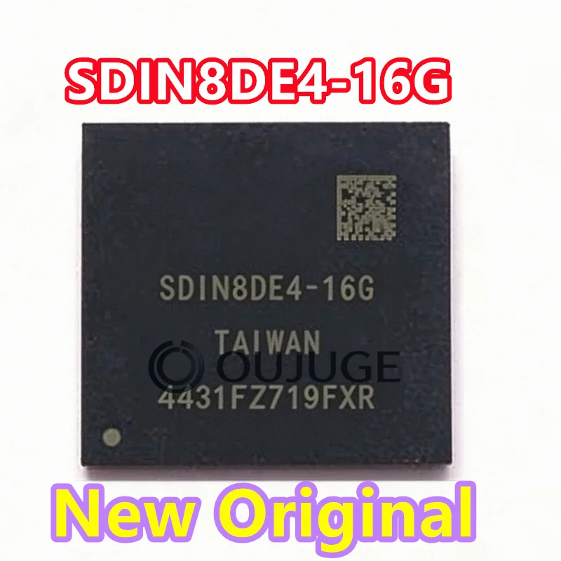 New Original SDIN8DE4-16G SDIN8DE4-32G SDIN8DE4-64G FBGA-153 16GB 32GB 64GB eMMC storage memory chip IC