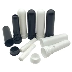 100PCS Blank Nasal Inhaler Empty Aromatherapy Oil Nasal Inhaler Tubes Sticks,Empty Inhaler Stick for Essential Oils