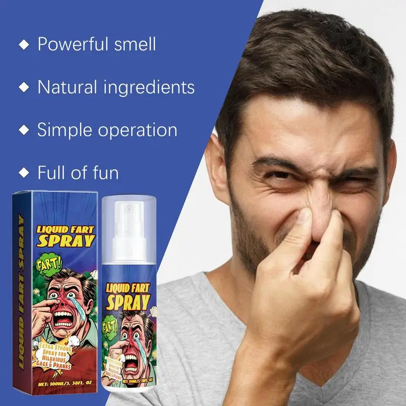 Stinky Fart Spray 100g Prank Trick Portable Fart Spray Safe Extra Strong Smell Stink Stuff Prank Spray Trick Toys For Adults