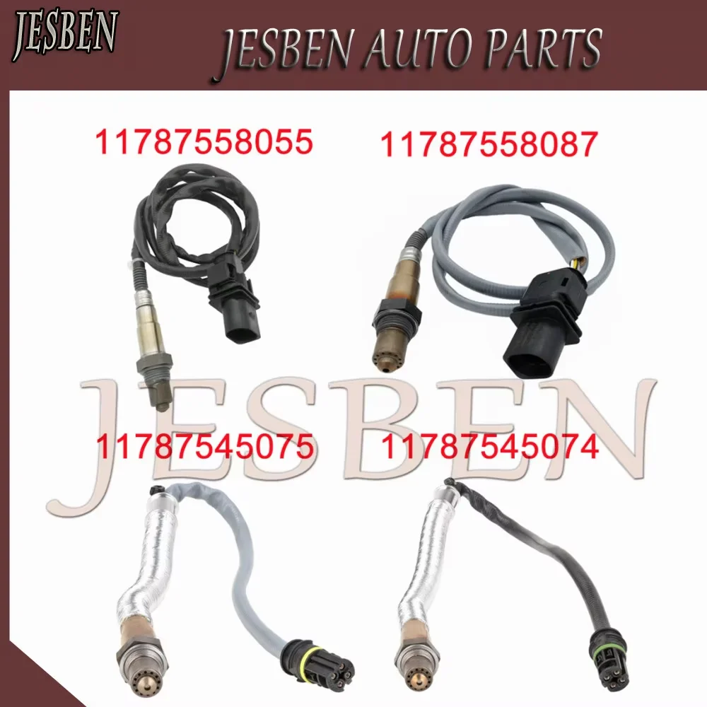 4X Up&low 11787558055 11787558087 11787545074 11787545075 Lambda Probe O2 Oxygen Sensor For BMW E82 E88 E89 E90 E92 Z4 135i 335i