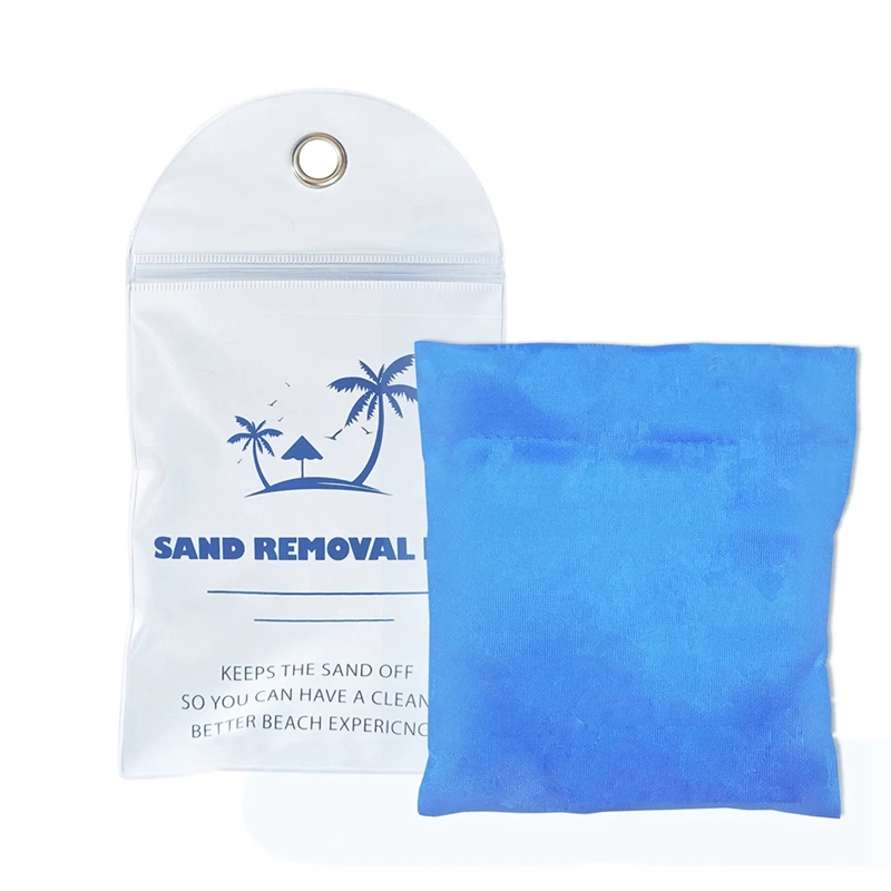 Removedor de arena de playa, bolsa de arena de playa, artefacto de vacaciones en la playa, bolsa removedora de arena, removedor de arena en segundos