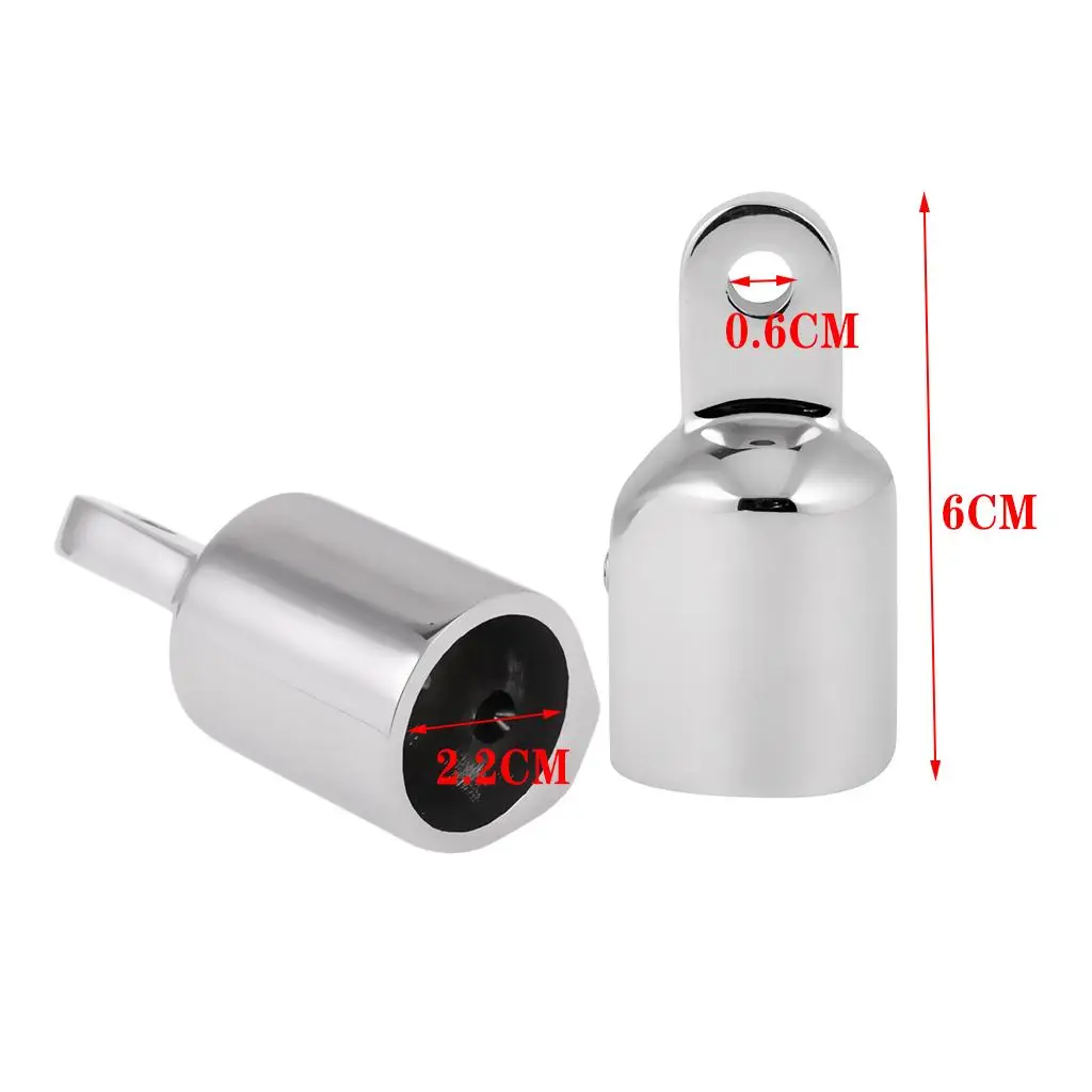 Stainless Steel Fitting Eye End Cap 316 Marine Boat Hardware Tube End Canopy Accessories for Boat Fuel Tank Cap