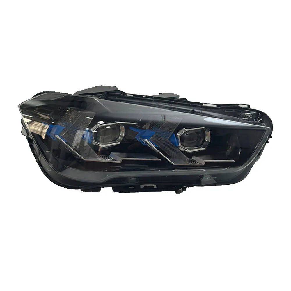 Headlight Assembly For BMW X1 F48 F49 2016-2019 Arrow Style LED Daytime Running Light Turn Signal Fog Lens Front Lamp