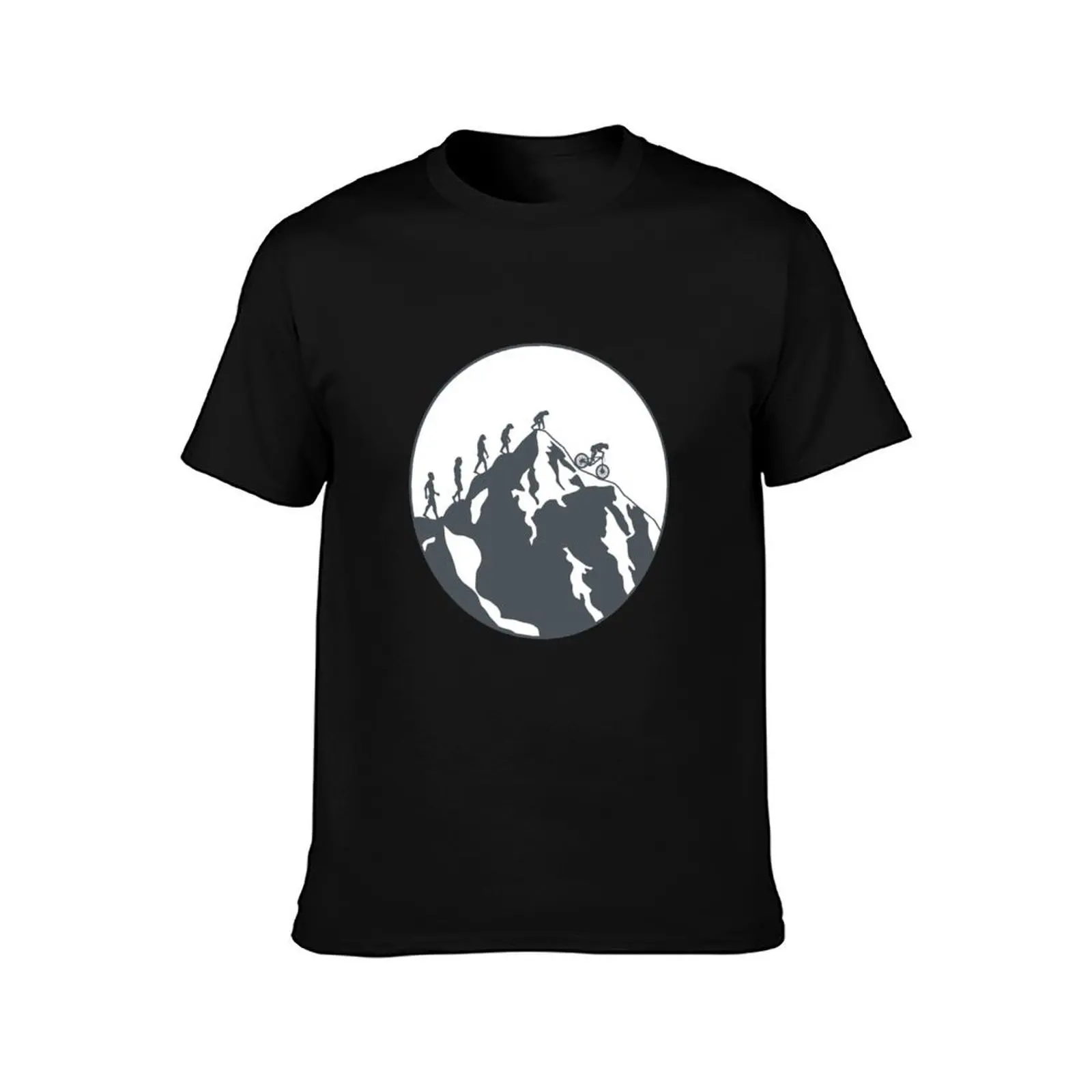 Evolution of Mountain biking | 2 T-Shirt Comfortable Workout Short Sleeve Shirt