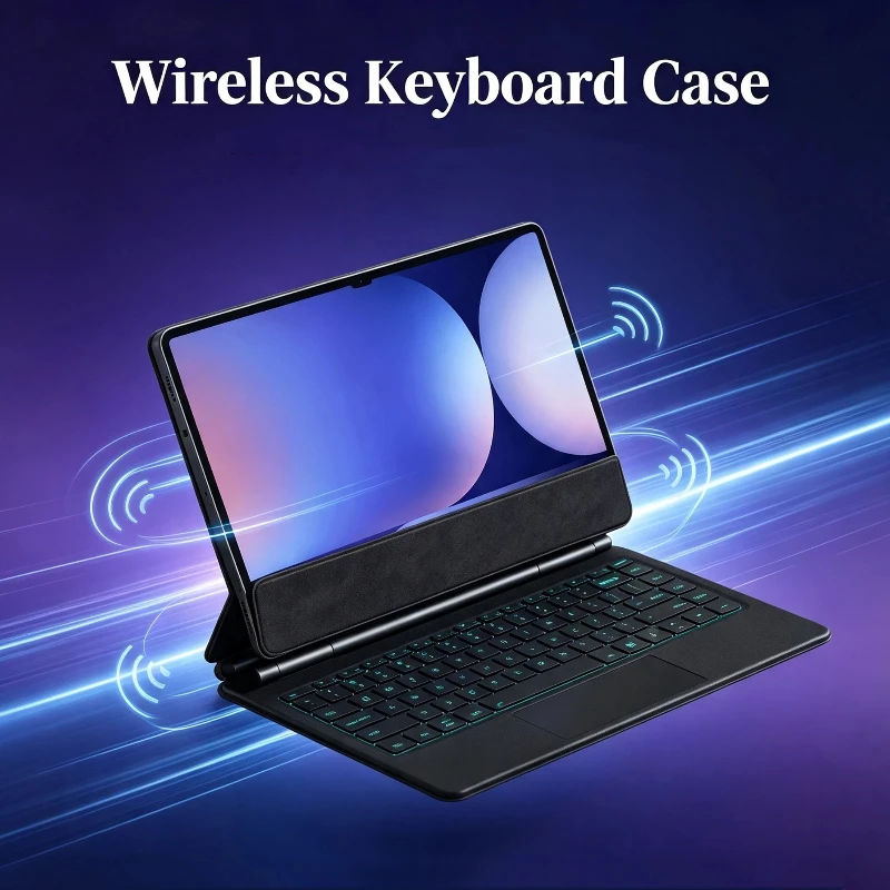 All-in-one Tablet Keyboard Case For Samsung Tab S10 Ultra S9 Ultra S8 Ultra 14.6 Inch, Adjustable Floating Hinge Cover