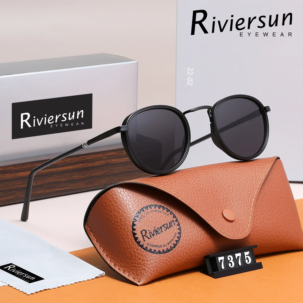 Runde Retro Sonnenbrille Männer Polarisierte Luxus Design Gläser Frauen Brillen Zubehör Hohe Qualität Fahren Gläser UV400