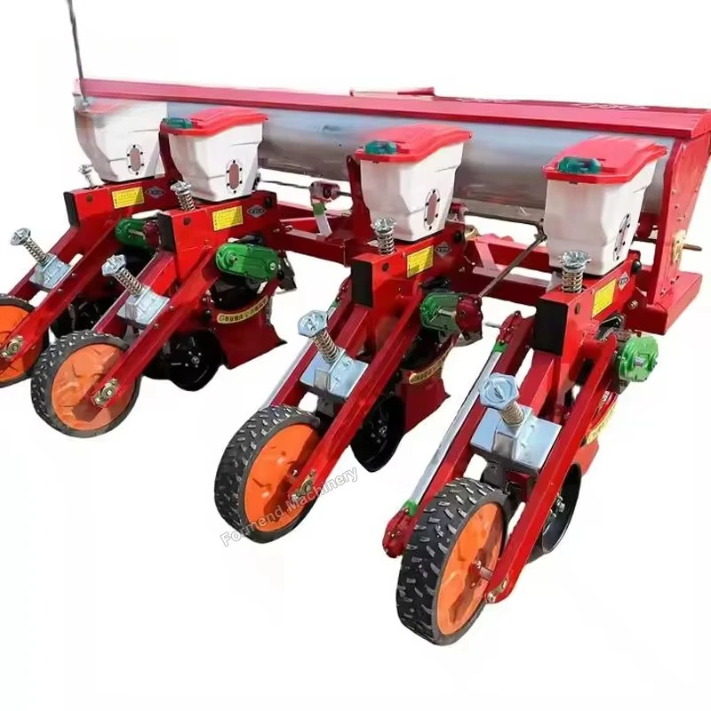 

New Design 6 Rows Corn Planter Seeder Farm Wheel Tractor Machine Agriculture Equipment With Fertilizer Function