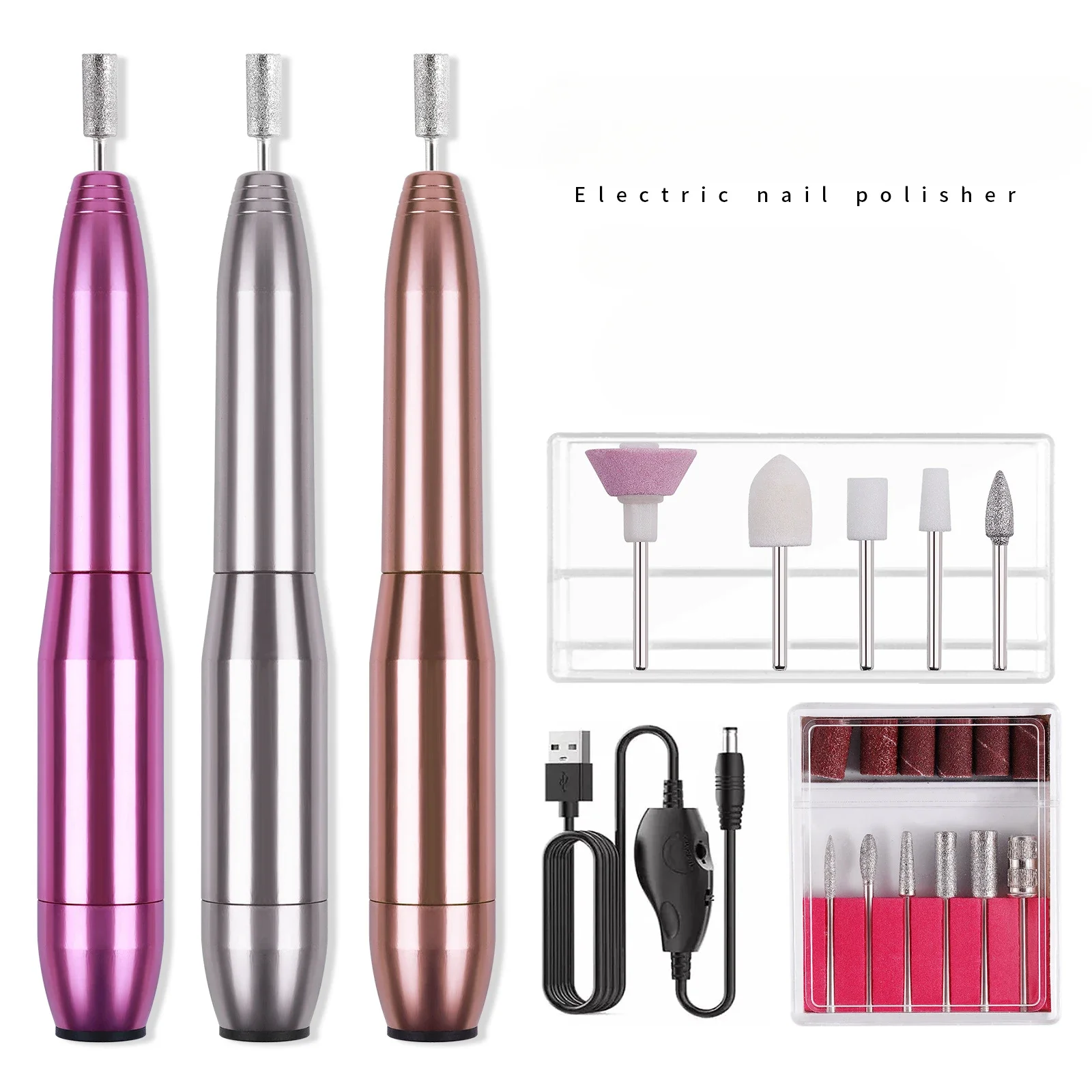 

Electric Nail Drill Machine Manicure Drill Polisher Cuticle Nail Drill Equipment Nail E-File Grinding Machine Set