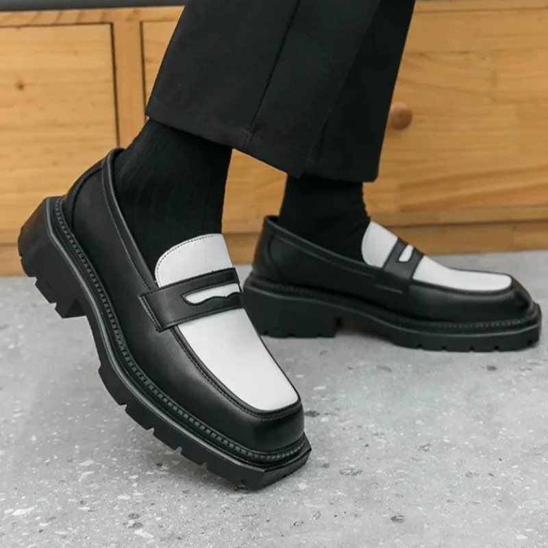 

High Quality Men's Leather Loafers Fashion Luxury Designer Comfort Slip on Male Dress Shoes Leisure Style Mens Shoes Zapatillas