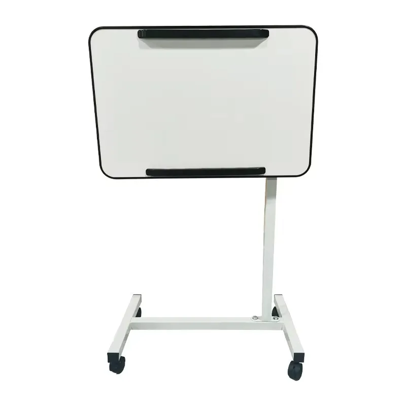 ارتفاع قابل للتعديل مستشفى الطبية المنقولة رفع الميل المرضى تناول الطعام فوق السرير طاولة السرير فوق السرير مع عجلات #2