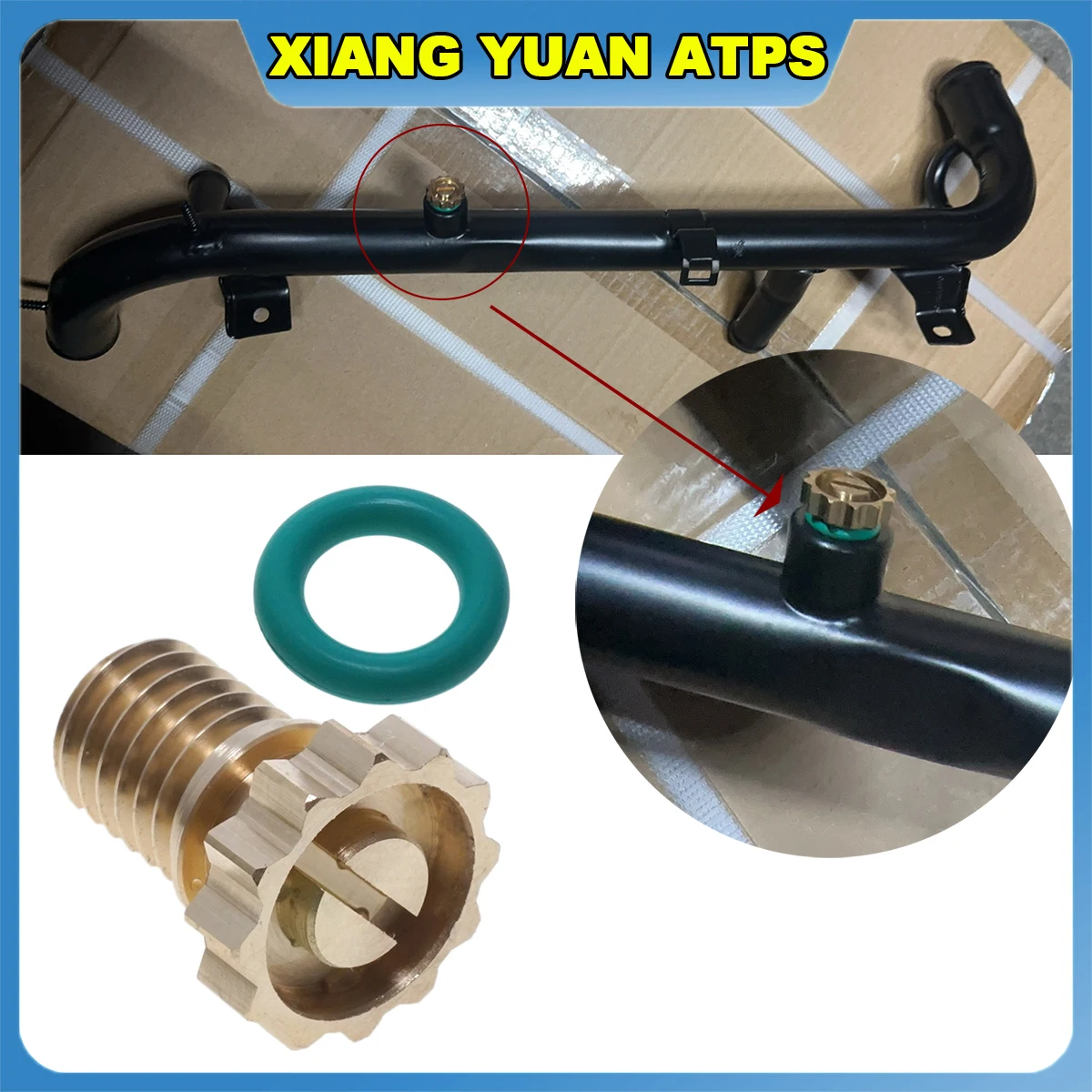 1/2/5/10x WHT000316 M10*16 Tornillo de purga de cobre con anillo de sellado para Audi A4 A4 Quattro Seat/Cupra Exeo 1.8L L4