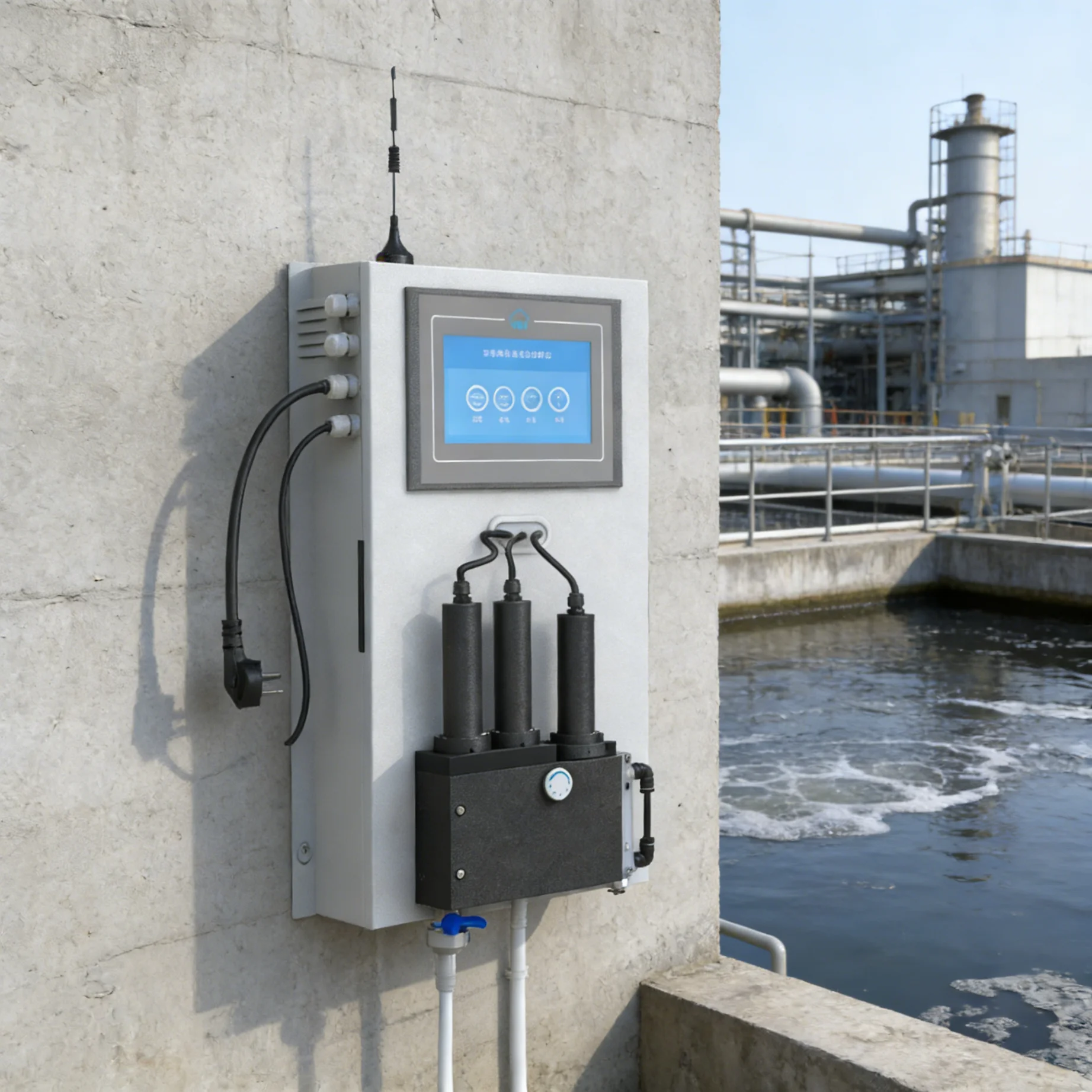 Linksens Water Quality Monitoring Station Multi-parameter PH ORP Chlorine Turbidity DO Monitor Water Measuring Devices