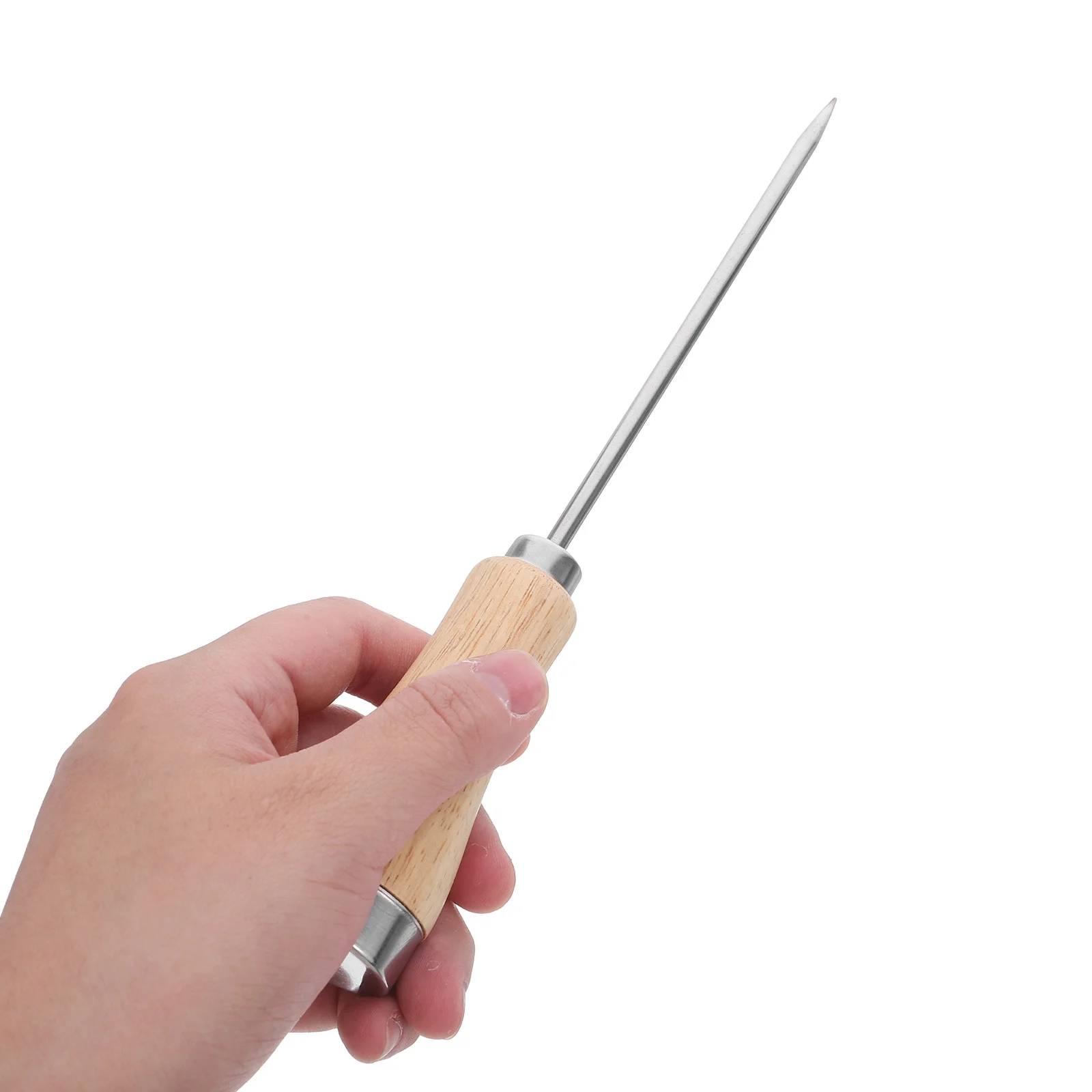 

Pick Tool Stainless Steel Ice Pick With Wood Handle For Breaking Ice, Defrosting Freezer, Ice Carving, Bar Cocktail Use,