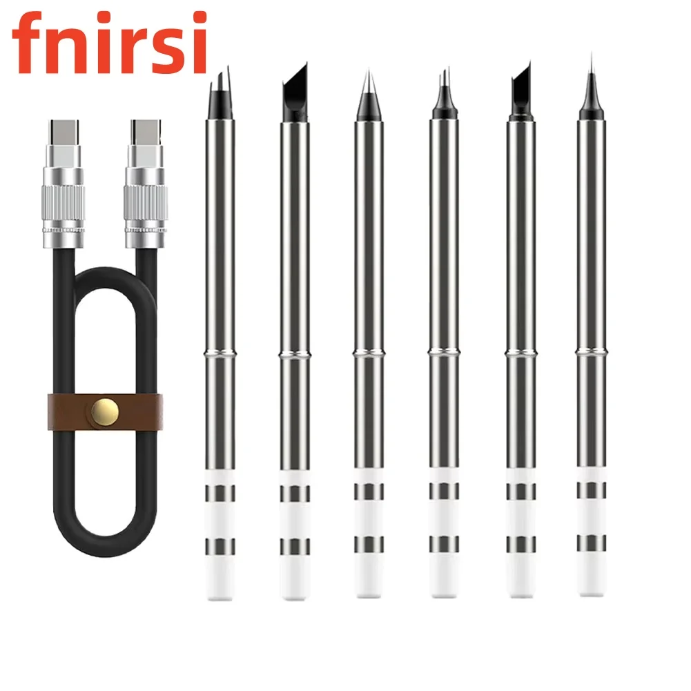 

For FNIRSI HS-02/HS-02A, DWS-200 Soldering Station Accessories, F210/F245 Handle, Robotic Arm, Soldering Tips, Soldering Tools
