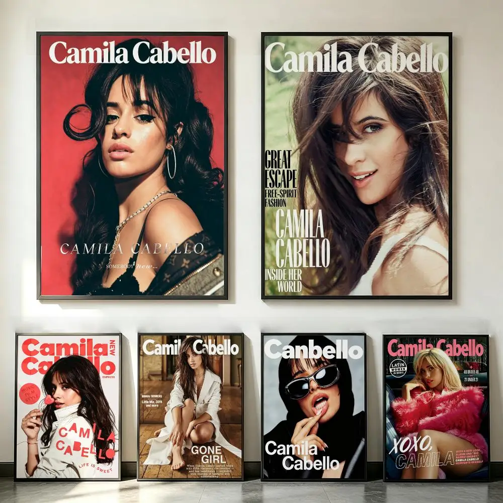 music Camila Cabello Poster Poster HD Trendy SelfAdhesive Wall Art Print For Living Room Bedroom Dorm Office Home Gift