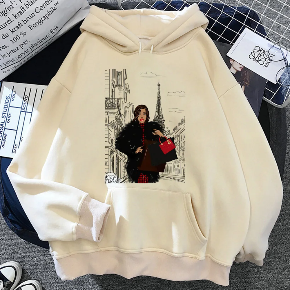 

Women Print hoodie Y2K casual wear clothes for teens Japanese anime graphic teen sweatshirts hoddie youthful patterned