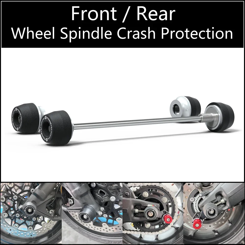 

Front Rear wheel Spindle Crash Protection For Honda CBR650R 2019-2024 CB650R 2019-2024