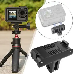 Quick-Release Adapter Mount For DJI OSMO Action 5 Pro Magnetic Mount Base Connector Attachable Tripod Selfie Vlogging Black