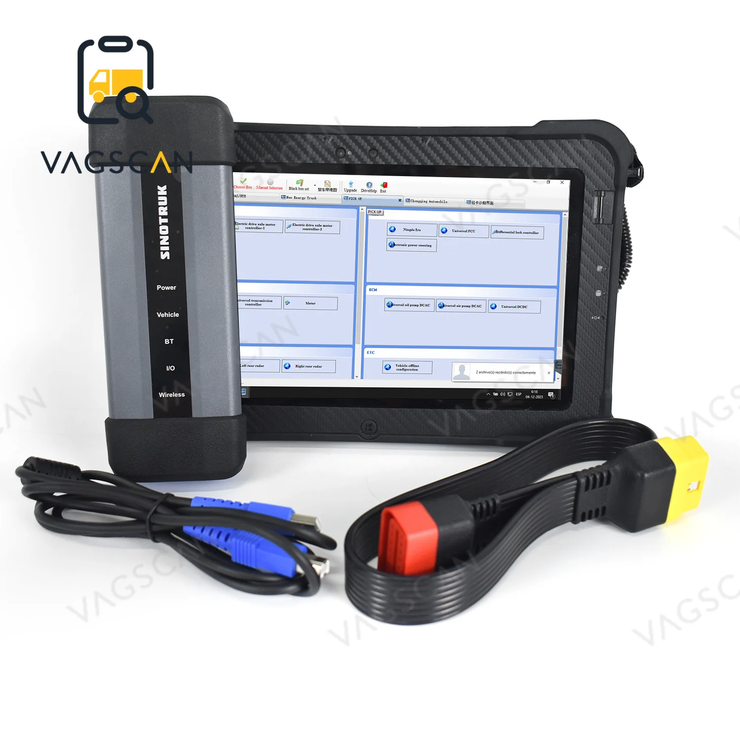 

XPlore Tablet For SINOTRUK Cnhtc HOWO Chinese Truck Diagnostic Tool For HOWO A7/T7H/Sitrak software Diesel Engine Heavy Duty