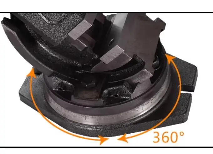

Фрезерный станок с ЧПУ 2026: 4-дюймовые наклонные твердосплавные тиски с поворотом на 360 градусов и прецизионным коническим зажимом