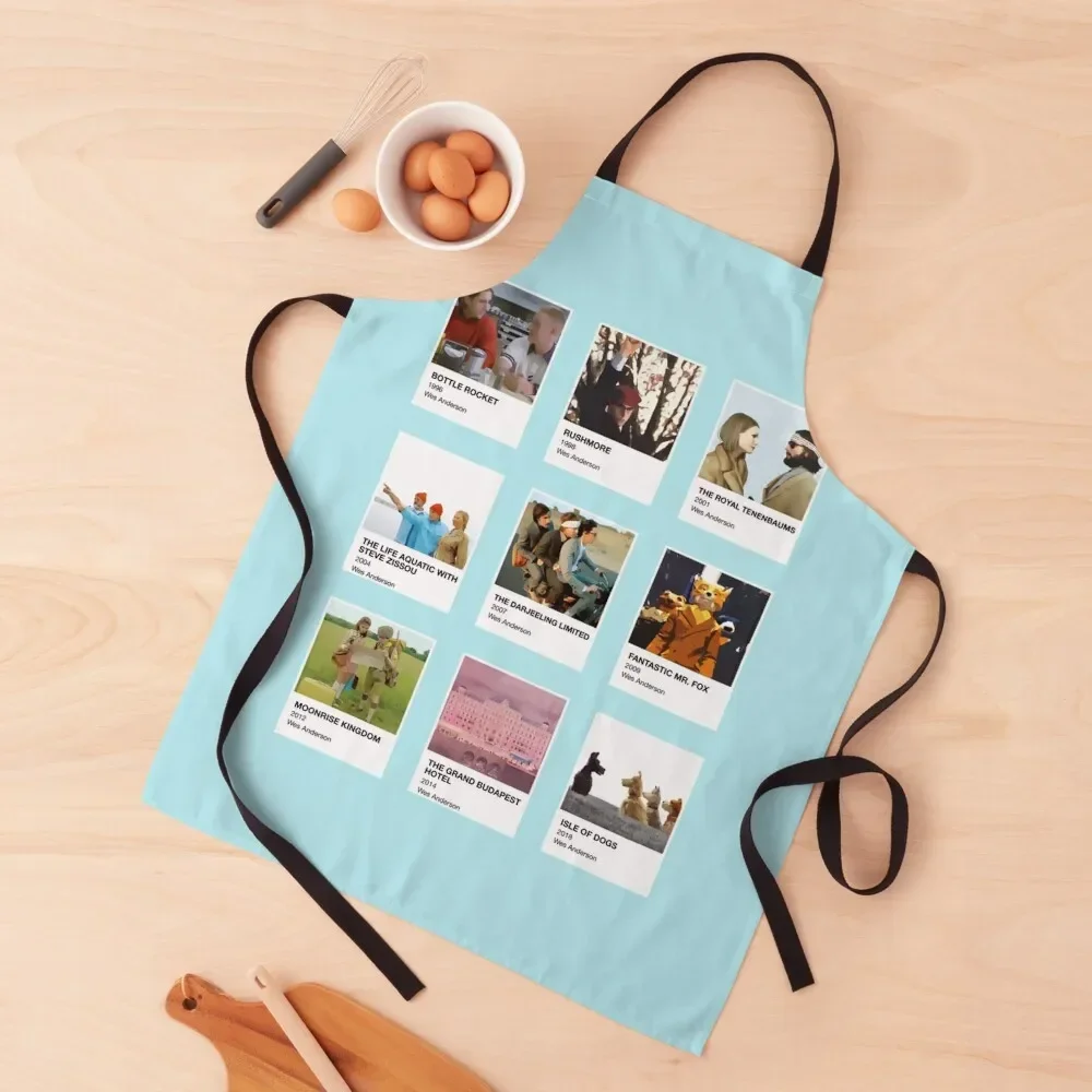 Pantone Wes Anderson Apron painters Hairdressing Hairdresser Accessories Things For Kitchen Apron