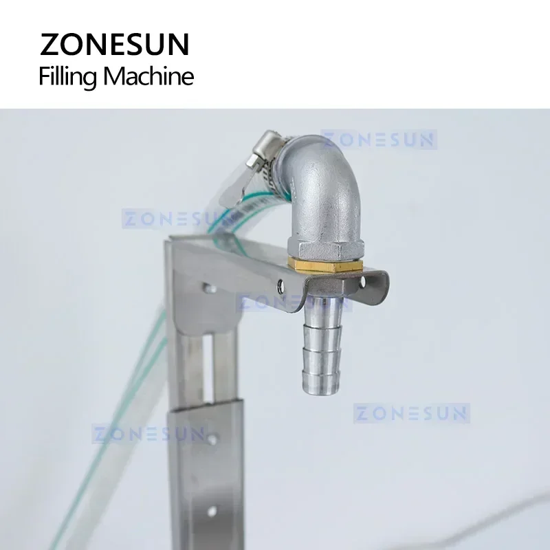 ZONESUN ZS-GPGT1C ملء آلة الوزن شبه التلقائي والعتاد مضخة لصق العسل المربى الشامبو كريم التجميل غسول زجاجة حشو