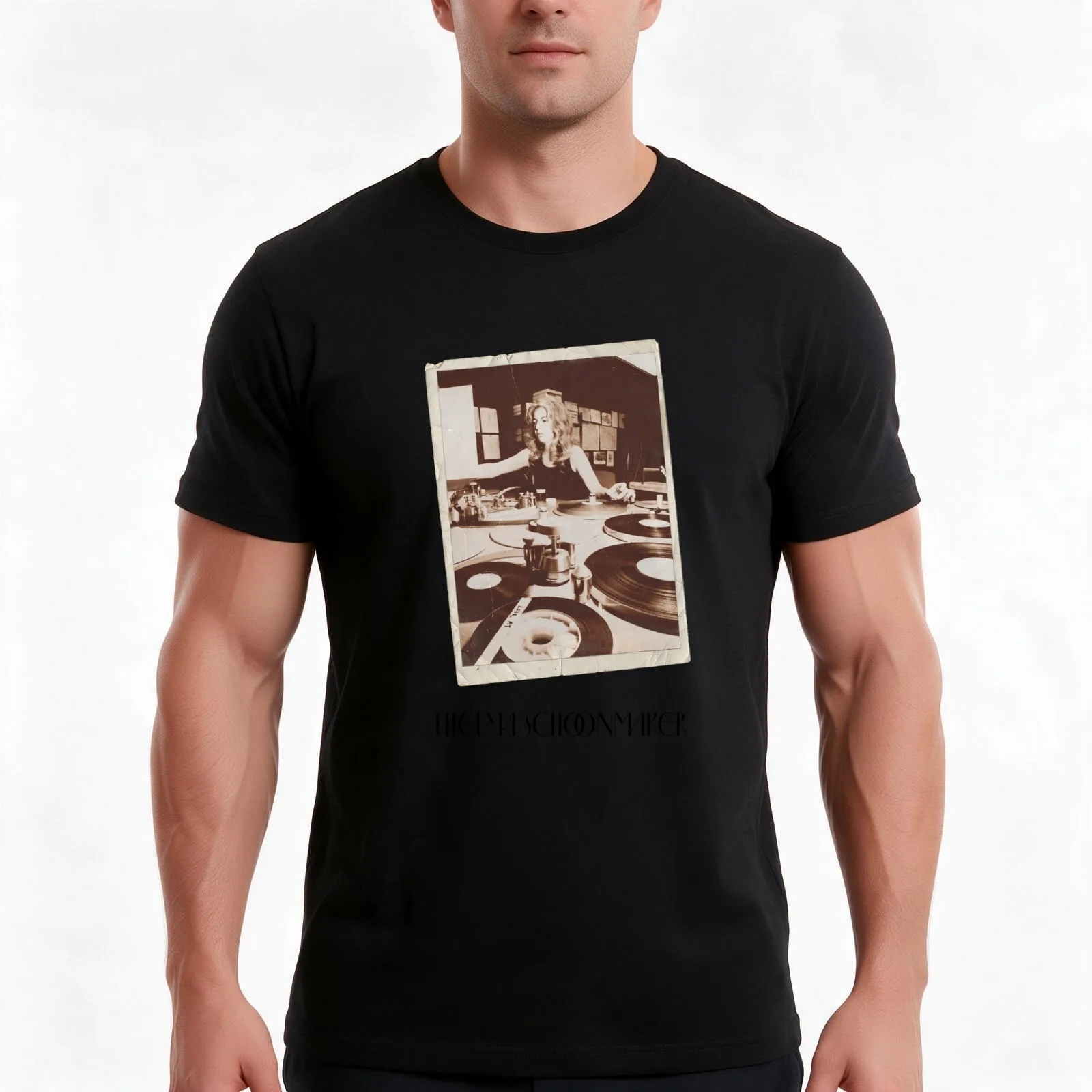 THELMA SCHOONMAKER T-Shirt, Summer Casual Cotton Tee, Oversized Streetwear Tops, Vintage Graphic Print, Loose Fit Short Sleeve
