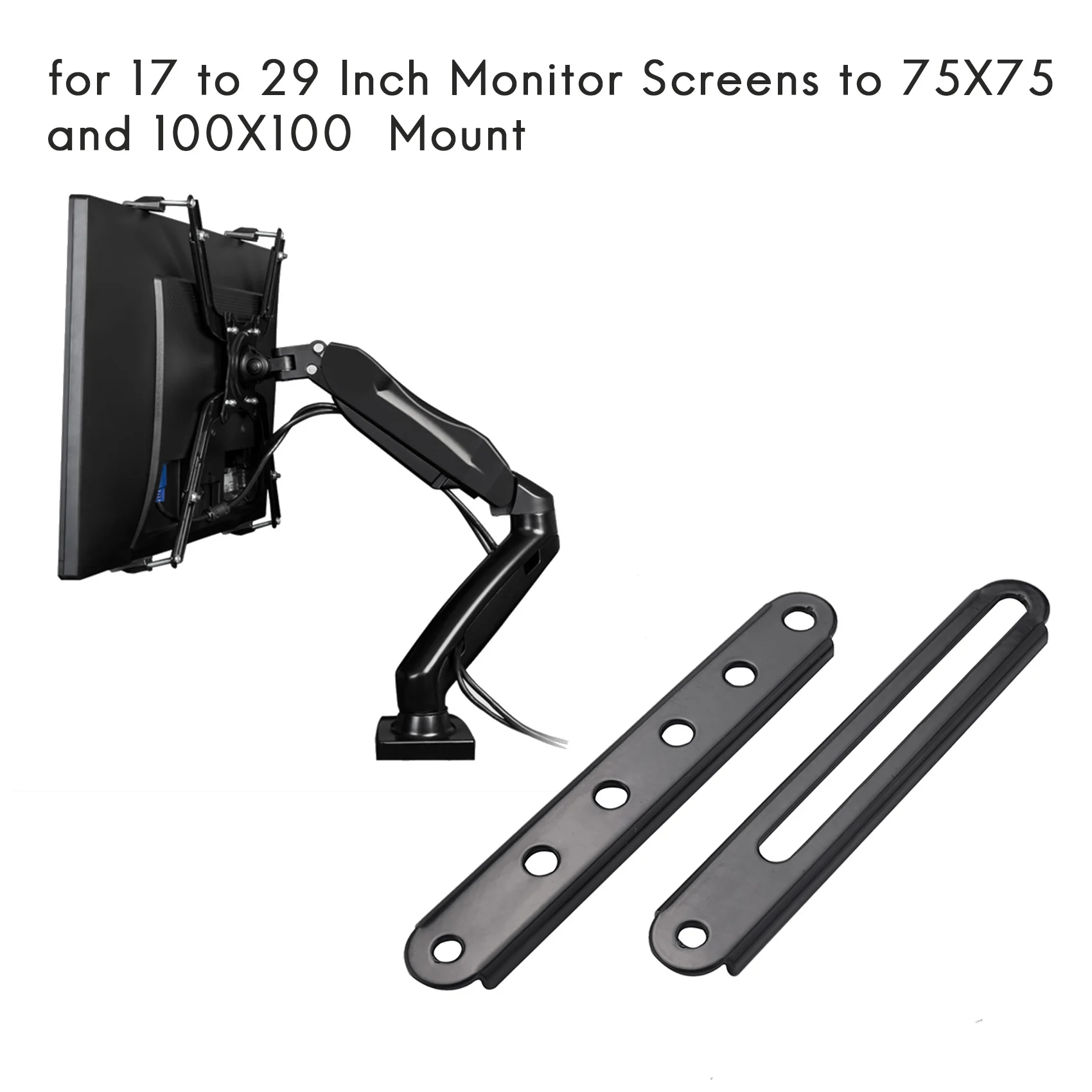 Universal VESA Mount Adapter Kit, Non-VESA Adapter for 17 to 29 Inch Monitor Screens to 75X75 and 100X100 VESA Mount