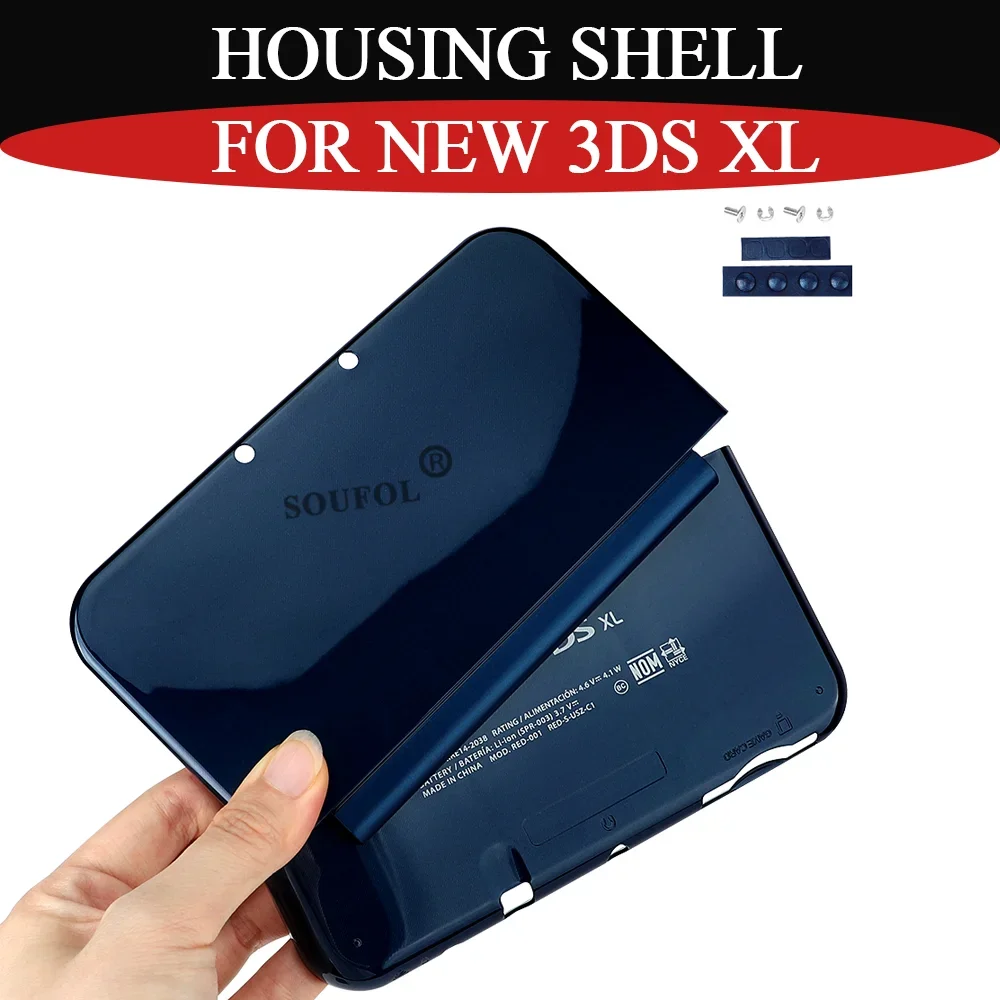 2026 New Blue Housing Front Back Shell For New 3DS XL Replacement Top and Bottom Cover Case Repair Parts For New 3DS XL Accessor view 4