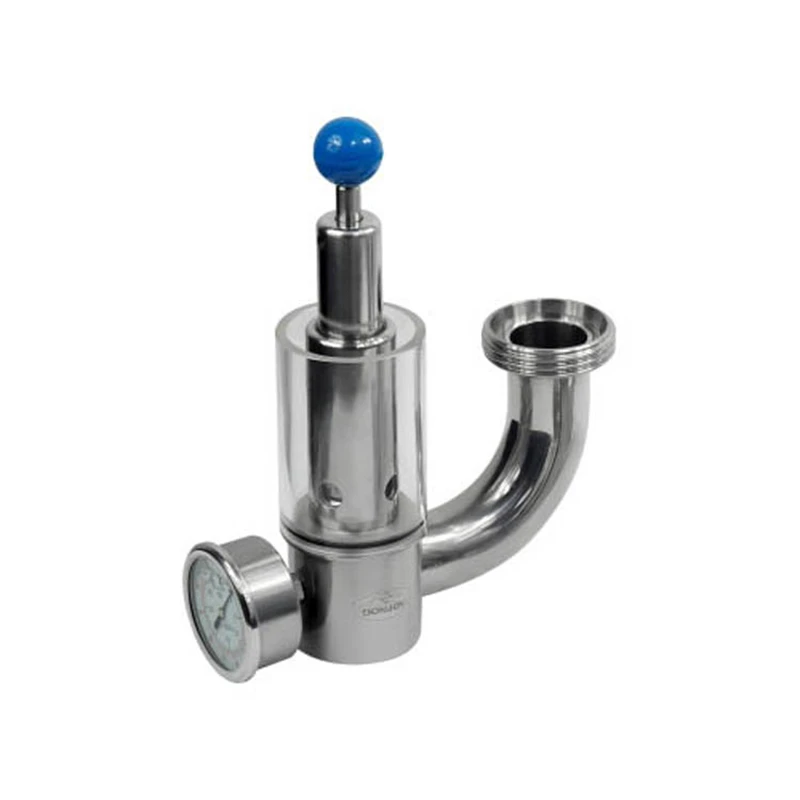 DONJOY 316L 304 Stainless Steel 3A Certified Hydraulic Safety Valve Window Type Pressure Regulating Vent Valve For Water