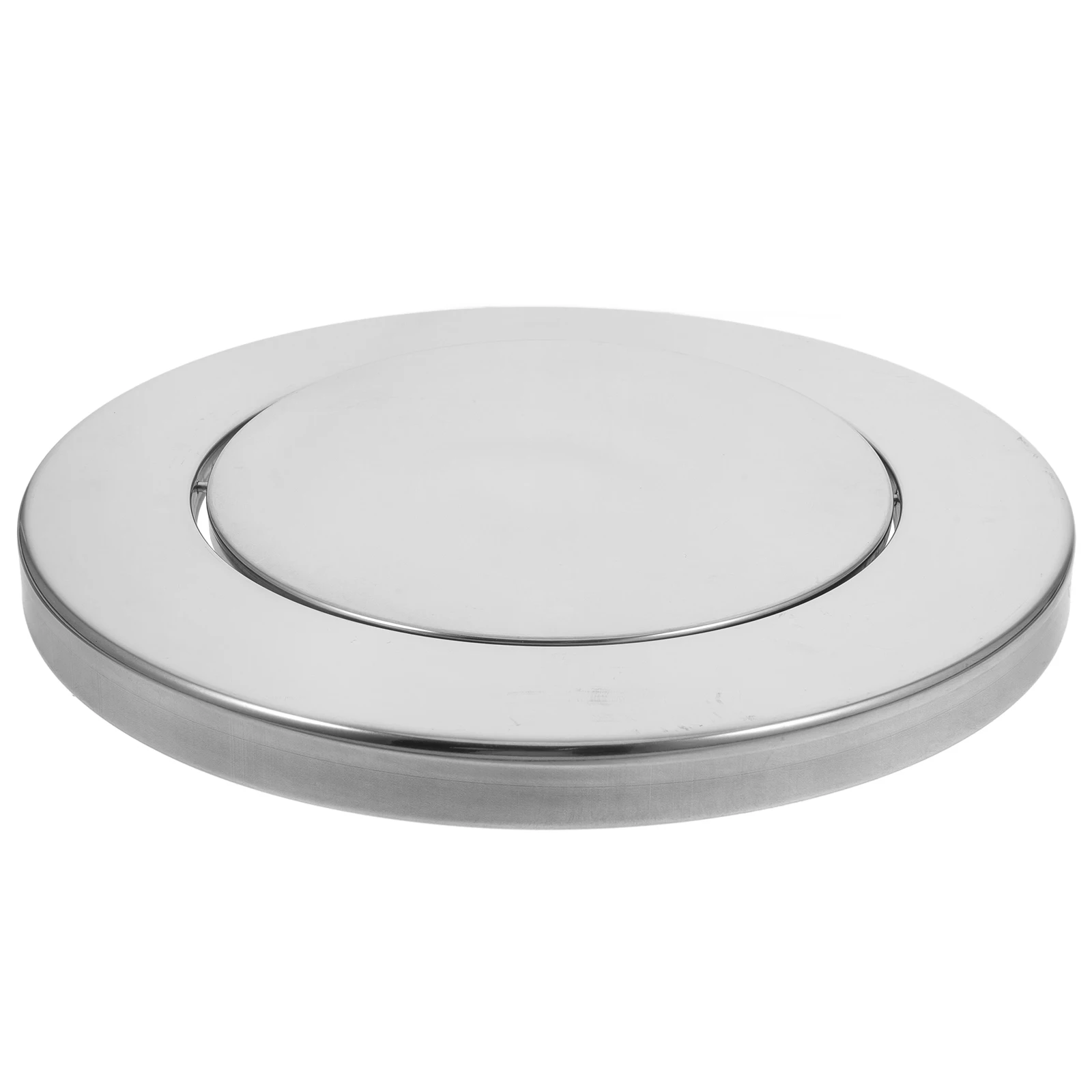 

1pcs Stainless Steel Trash Can Lid Swing Countertop Grommet Bins Hidden Rectangle Recessed Flap Garbage Chute Metal Replacement