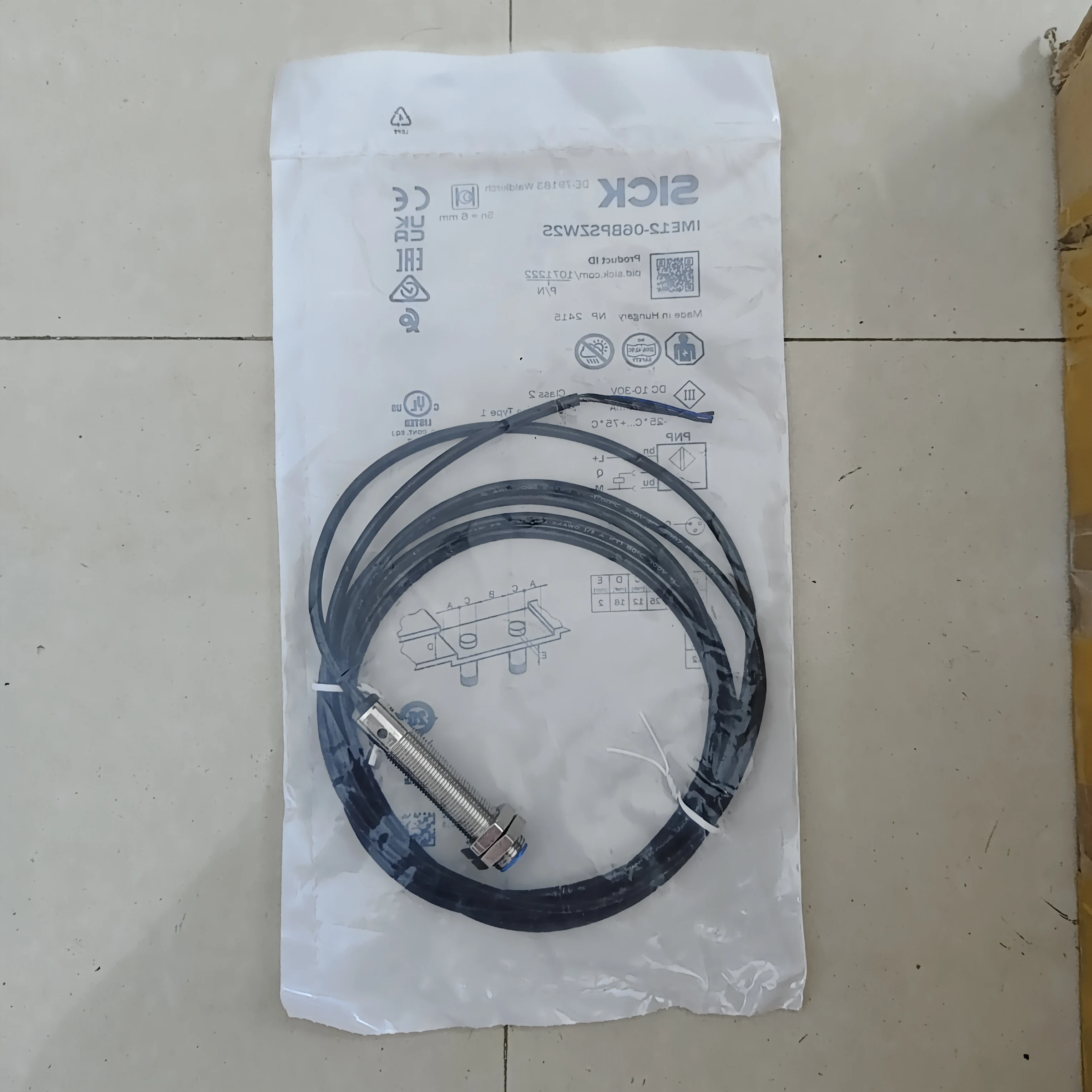 SICK Inductive Proximity Sensor IME12-06BPSZW2S Order Number 1071222 Proximity Switch New Original Genuine In Stock