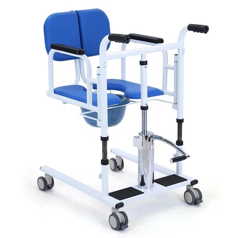 Easy open and close moving chair height adjustable patient wheelchair lifts disabled elderly transfer lifts patient chair lift