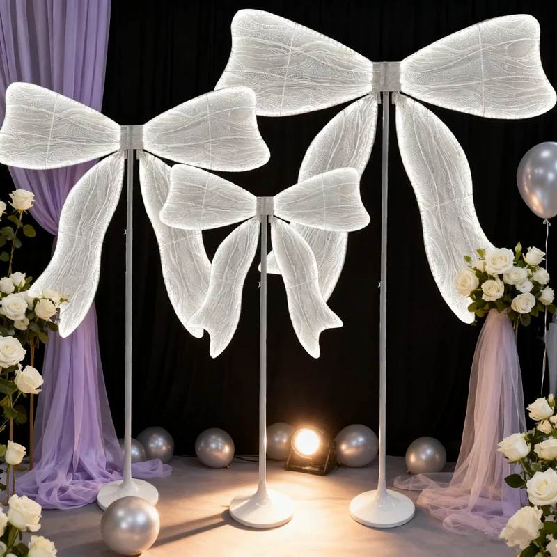 

2/4 шт., магазин для свадебной вечеринки, магазин, свадебный светящийся бант, адгеад, руководство, интернет-знаменитость, фото, макет торгового центра, красивый