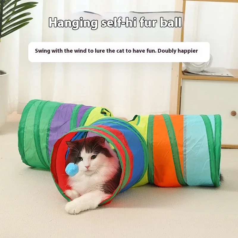 Pet Tunnel Drilling Passage Toy Cat Tent Sleeping Bag Pet Kitten Self-Hi Boredom Relief Supplies