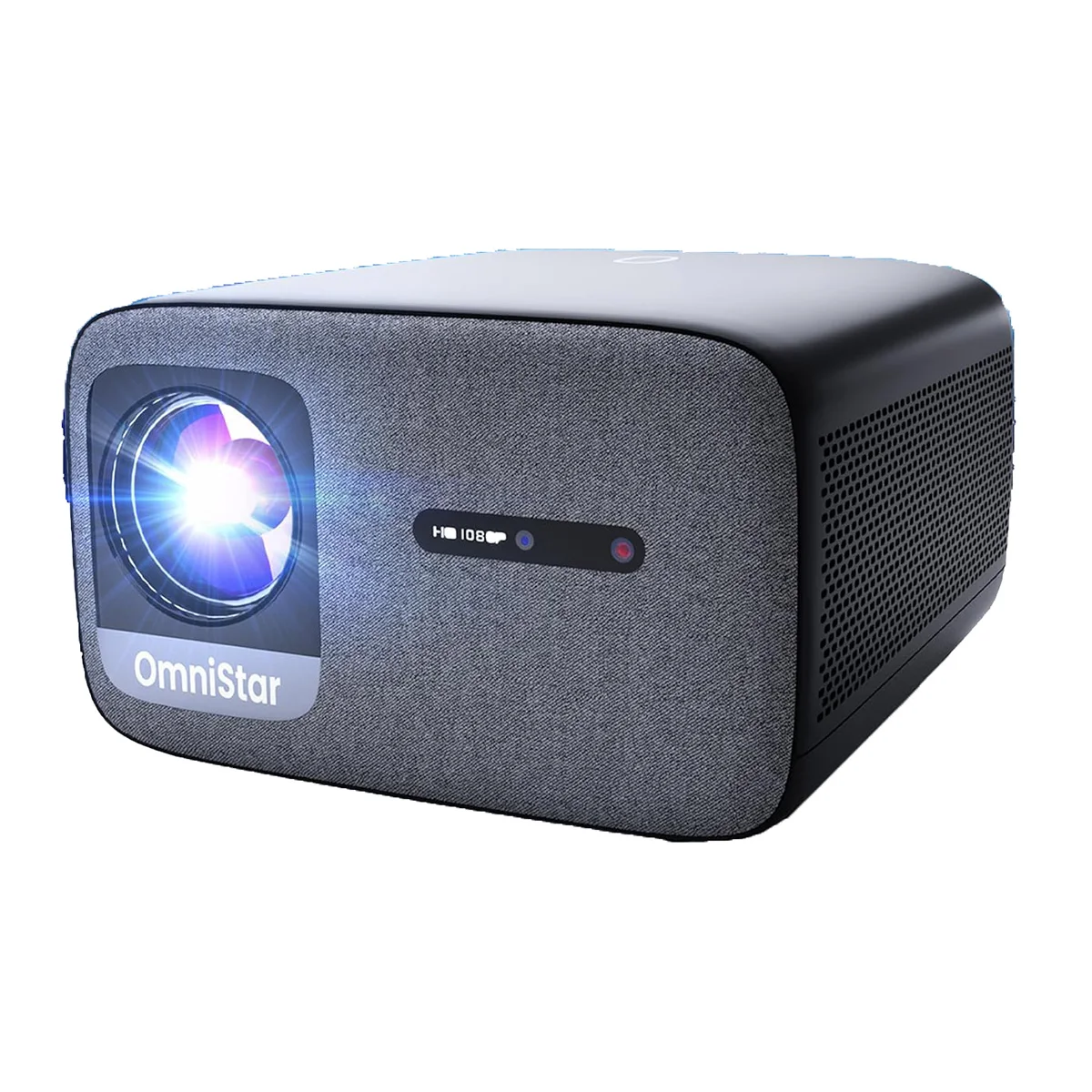 

OmniStar L80 Professional 1080P LED Video Projector, Portable 1500 Ansi Lumen Smart Home Cinema Projector With Auto Focus WiFi