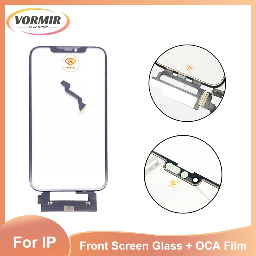 5pcs For iPhone 12 Mini 13 Pro Max 14 11 Pro X XS Max 12Pro Touch Digitizer Screen With OCA Replacement Touch Panel Glass Repair