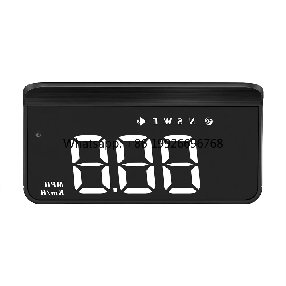 Car Alarm M1 GPS HUD Auto Meter Speed Head up Display LED Over Speed Alarm Car Windshield Display