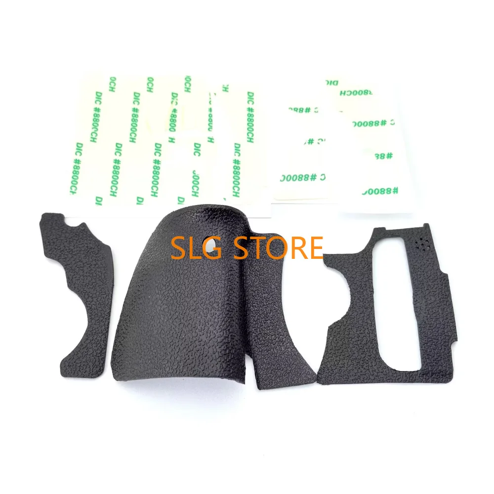 Novo um conjunto de 3 peças corpo aperto lado esquerdo polegar traseiro unidade de borracha para canon 60d dslr câmera peça substituição