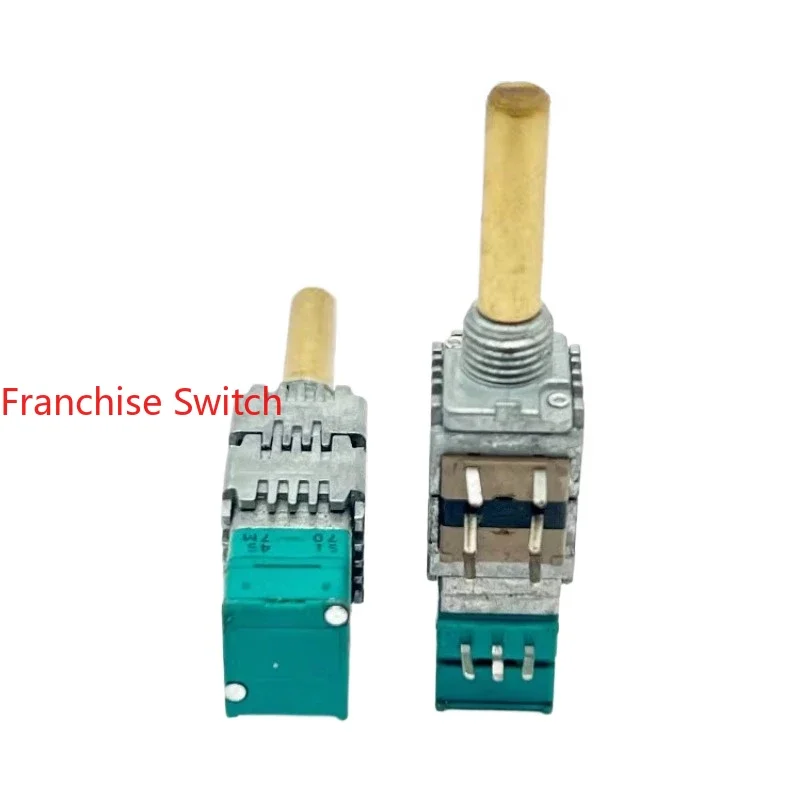 10PCS RK09 Precision Potentiometer B100K With Three-way Push-pull Switch Shaft Length 22MM