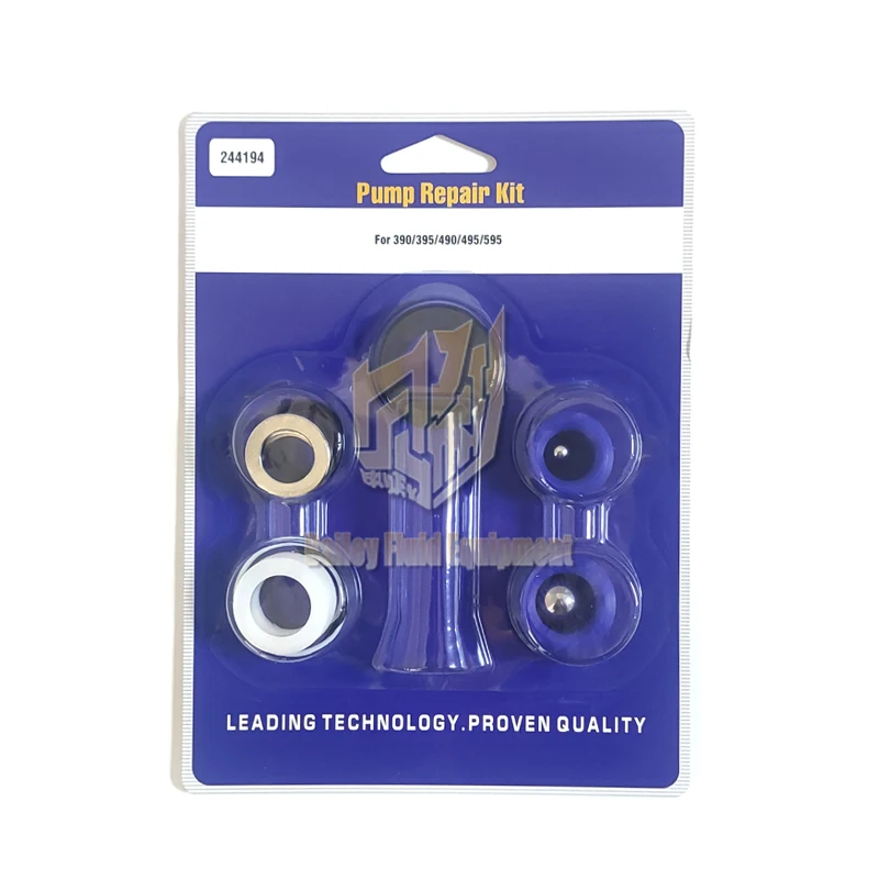 High Pressure Airless Sprayer Pump Spare Parts Repair Kit for GRC 390 395 495 595 3400 244194