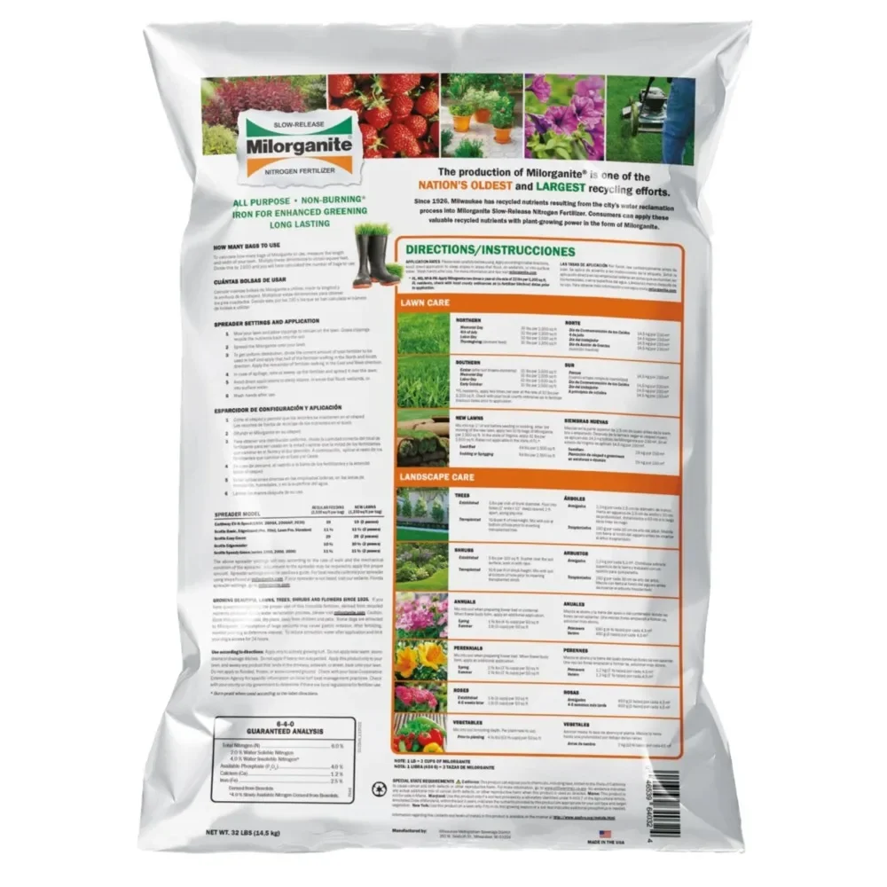 Long Lasting All Purpose Lawn Food, 6-4-0 Fertilizer, 32 lb.