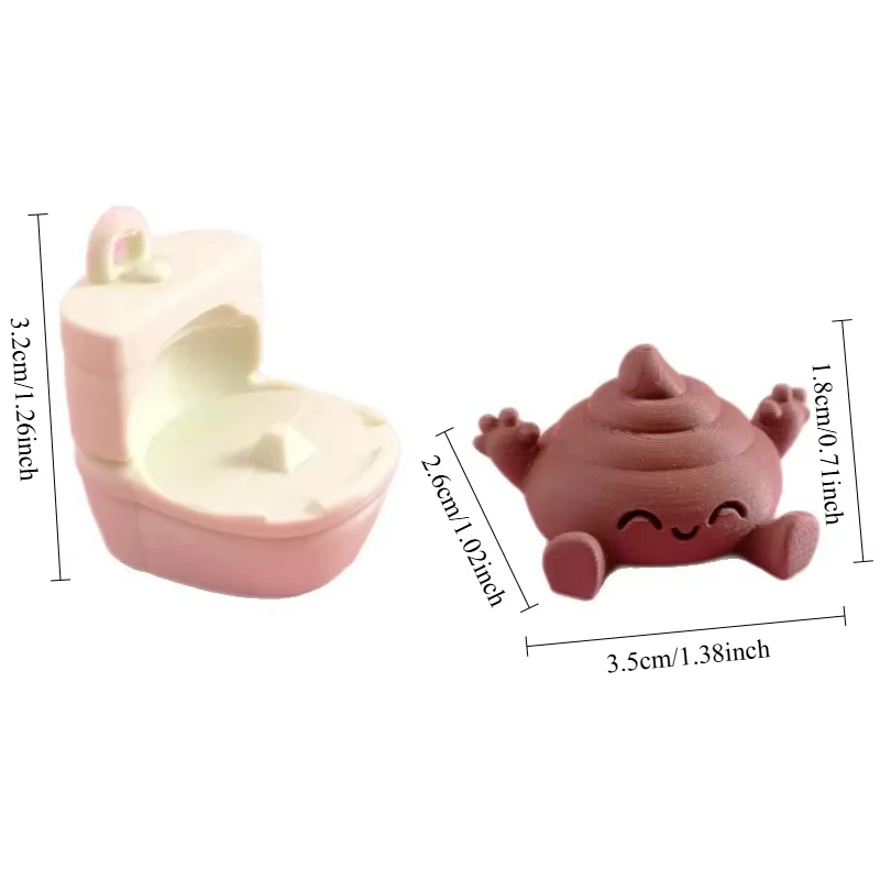 لعبة أنبوب التماثيل الصغيرة ثلاثية الأبعاد الطباعة الإبداعية زخرفة لعيد ميلاد النساء المنزل الرجال سطح المكتب عيد الميلاد خزانة التلفزيون مكان العمل