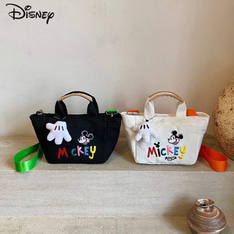 

Disney Mickey New Women's Handbag Fashion High Quality Embroidered Women's Crossbody Bag Cartoon Versatile Women's Shopping Bag