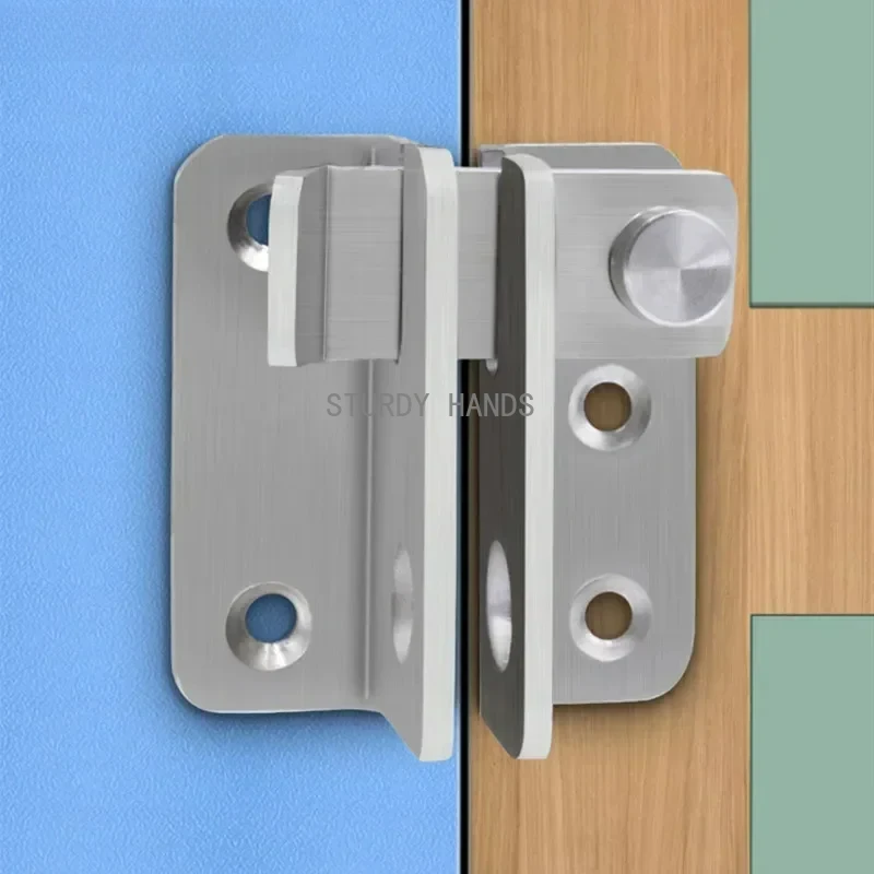 

1 set of stainless steel door locks, household switch buckles, kitchen cabinets, sliding barn door locks, hardware accessories