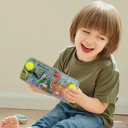 Water Ring Game Machine Handheld Toss Ring Game Cute Cartoon Images Ring Throwing Toy For School Car Travel Picnic Home