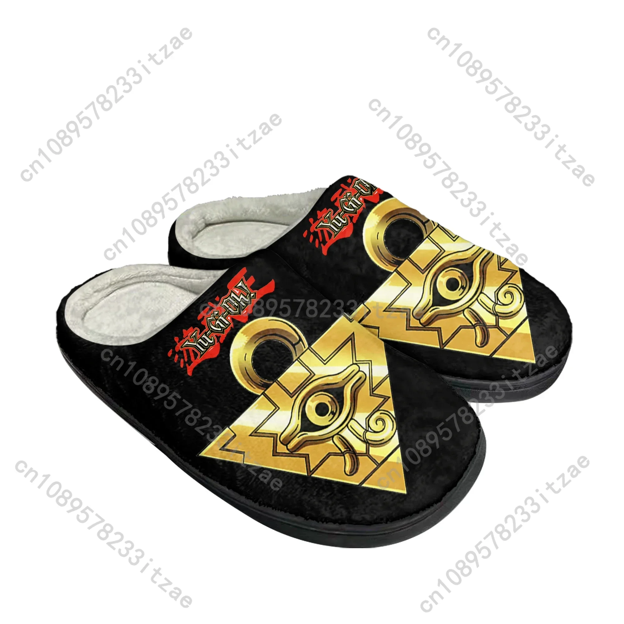 Hot Yu-Gi-Oh Yami Mutou Millennium Puzzle Home Cotton Custom Slippers Mens Womens Youth Boy Girl Plush Keep Warm Shoes Slipper