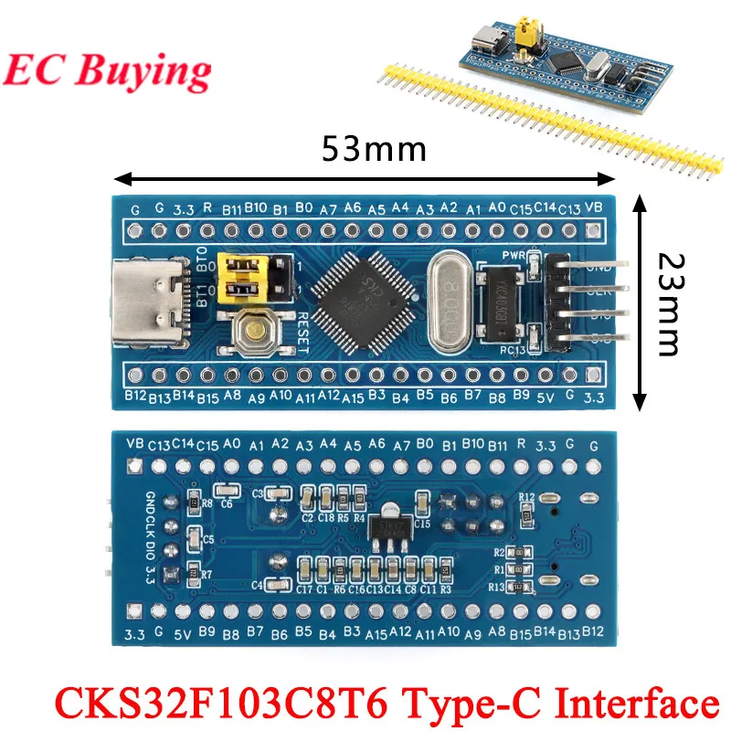 CKS32F103C8T6 CKS32F103 ARM نظام لوحة تطوير أساسية وحدة Type-C واجهة متوافقة مع متحكم STM32