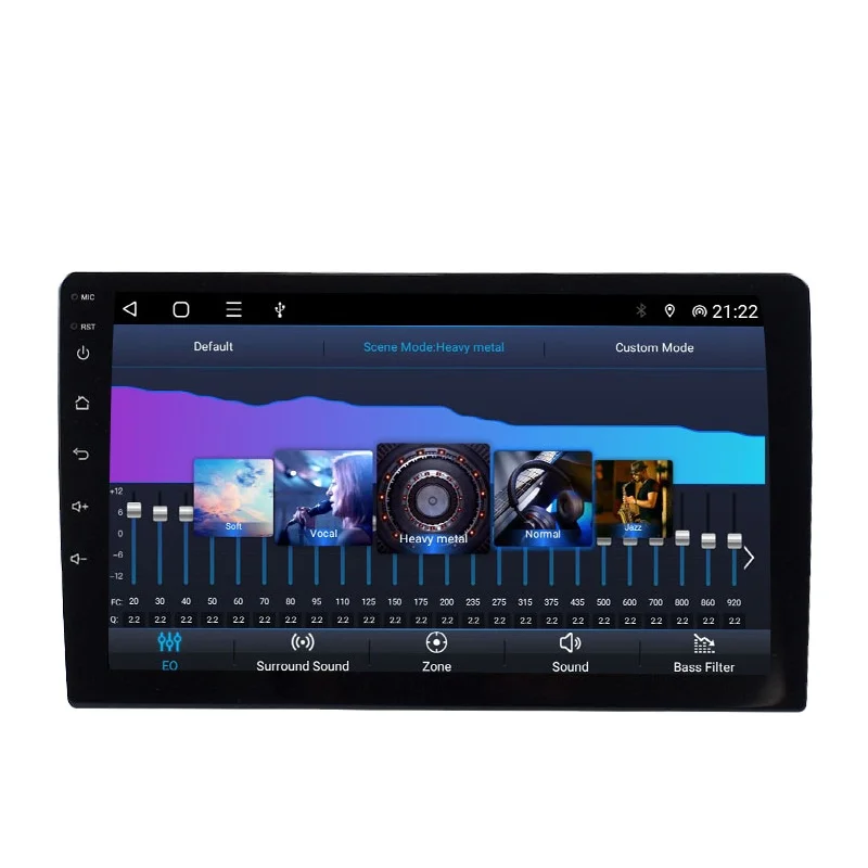 TS18 9/10 Inch Car Android Touch Screen GPS Stereo Radio Navigation System Audio Auto Electronics Video Car DVD Player