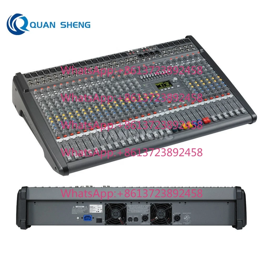 PM2200 Low Noise Digital Mixer 22 Channel Studio Grade Preamp Clean Sound For Recording Broadcast Voiceover